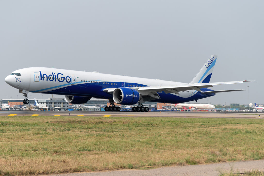 India's largest carrier, IndiGo (6E) Airlines wet lease Boeing 777, has been spotted in 6E livery. Further, the aircraft is currently in Istanbul, Turkey, and will be delivered to 6E shortly.
