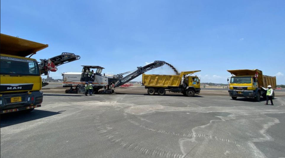 The Mumbai Airport Has Successfully Completed Its Secondary Runway Recarpeting.