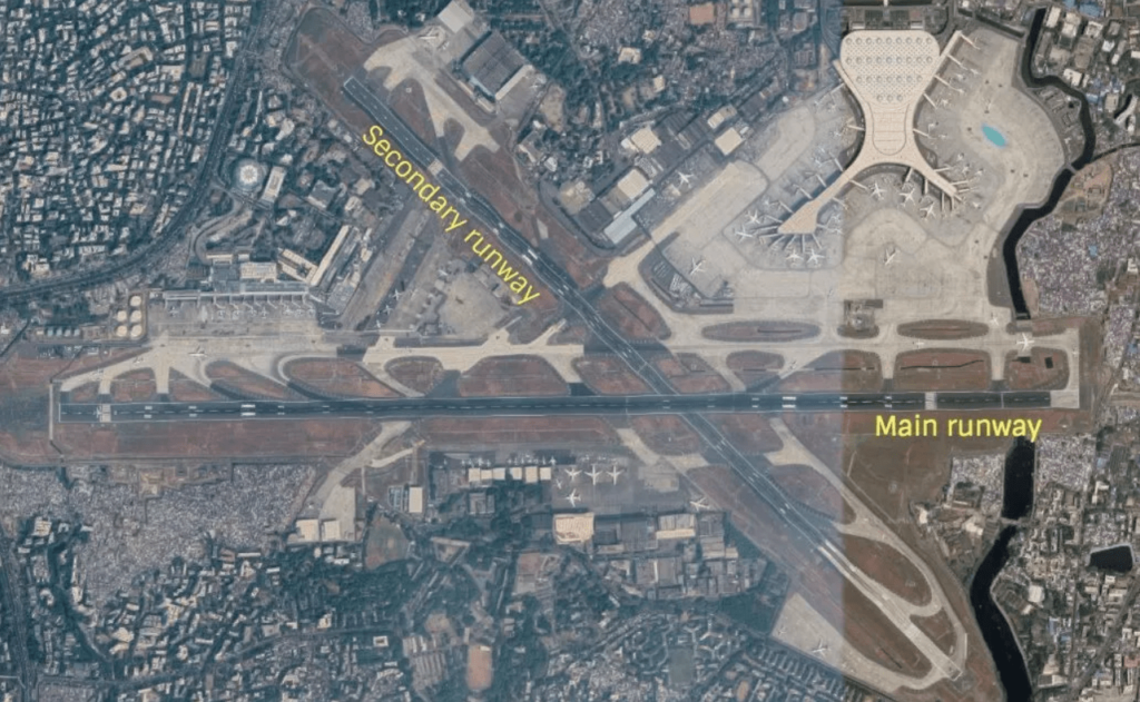 The Mumbai Airport Has Successfully Completed Its Secondary Runway Recarpeting.