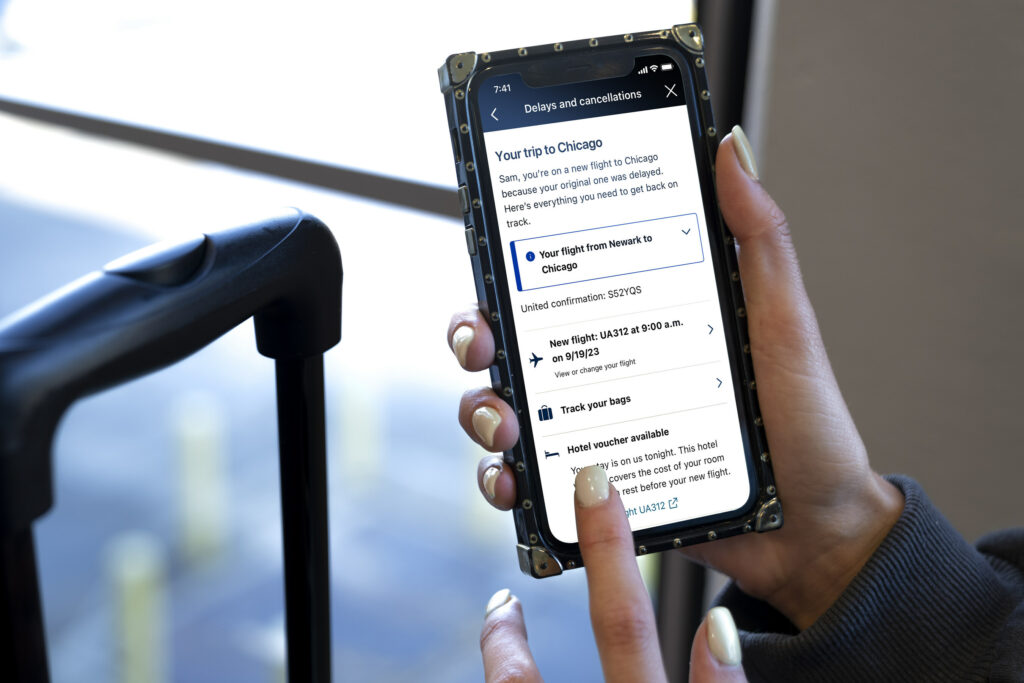 United Airlines Introduces New App Feature for Seamless Re-booking and Vouchers