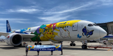 Japan's ANA has revealed the New Pikachu Livery on its Boeing 787