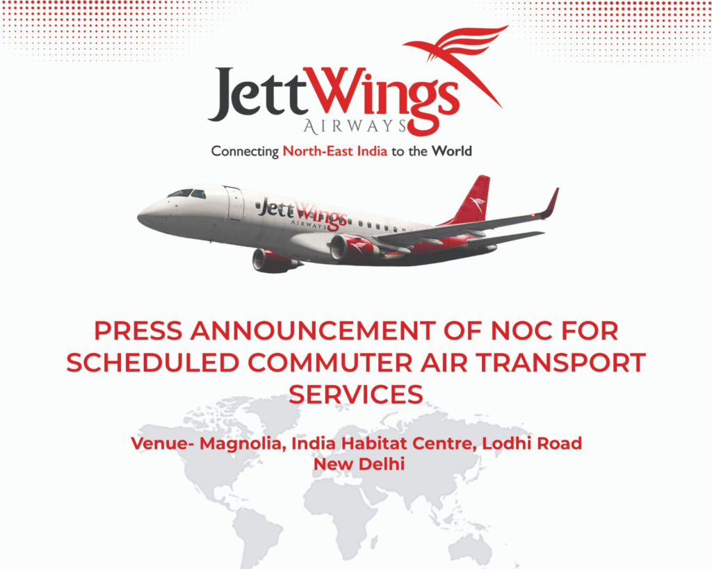 Jettwings New and First Airline from NorthEast India to Reveal Noc Tomorrow | Exclusive