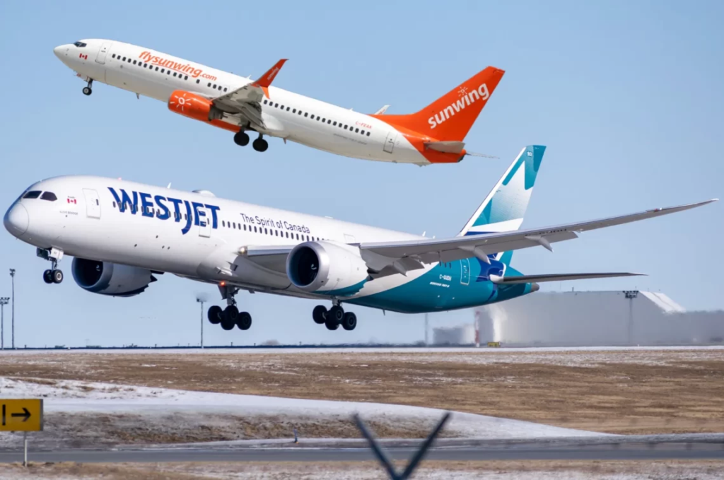 Canadian WestJet Wants to Merge Sunwing Airlines with its Business
