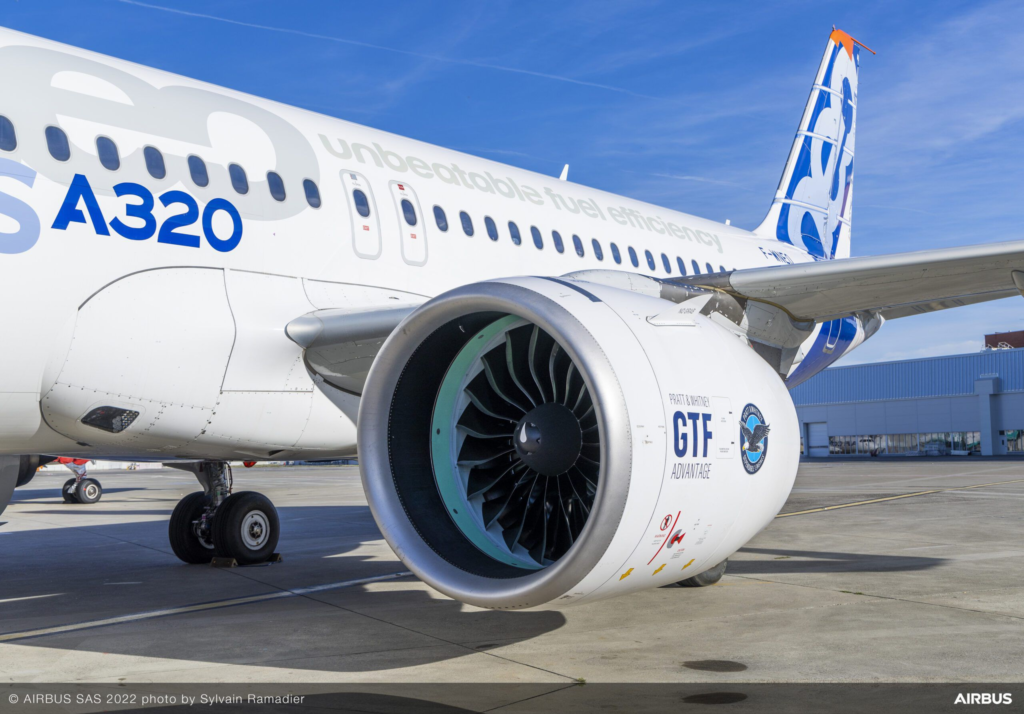 LATAM Selects Pratt and Whitney GTF for A320s