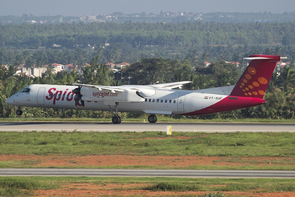 Indian low-cost carrier SpiceJet (SG) aircraft experienced a fire incident while undergoing engine maintenance at Indira Gandhi International Airport (DEL) in Delhi. 