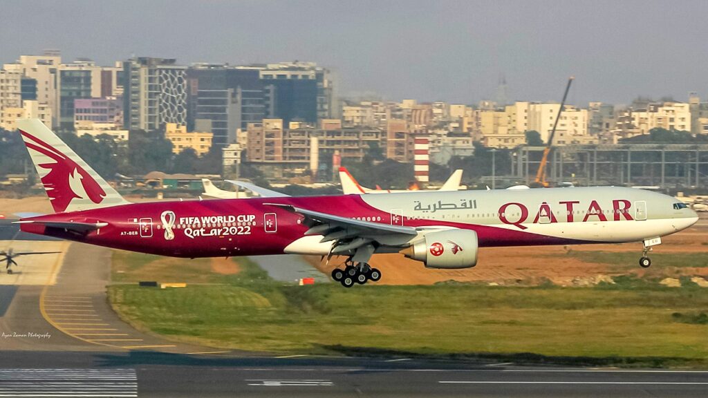 Boeing 777 FIFA World Cup Livery