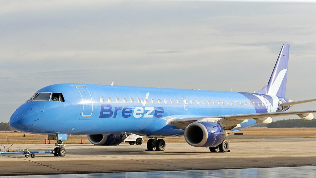 Breeze Airways, the sole NLCC (Nice Low-Cost Carrier) in the United States, has revealed its expansion plans, introducing service to five new cities