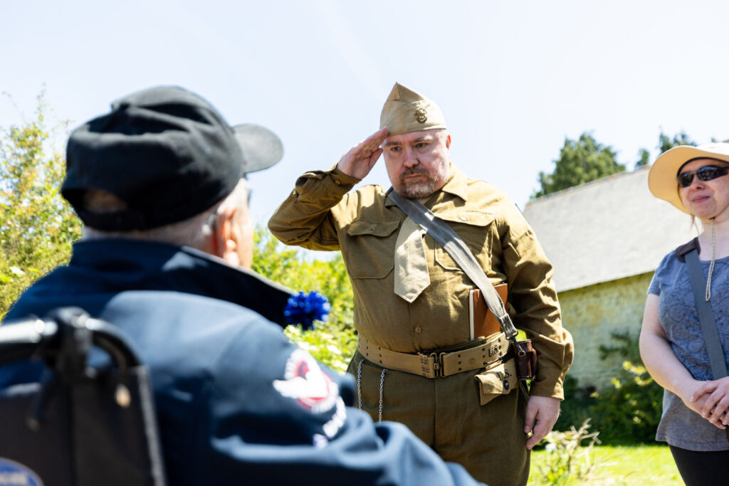 Over 40 World War II (WW2) veterans embarked on a Delta charter flight to Normandy, France, for the second consecutive year.