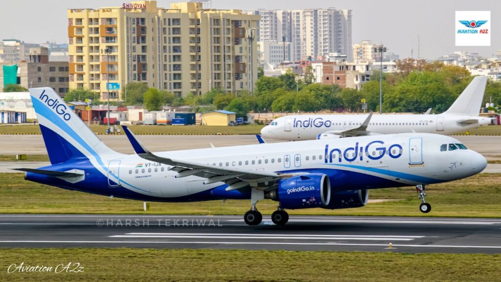 During a tense moment for passengers on a flight bound for Ahmedabad (AMD) from Bengaluru (BLR), operated by IndiGo Airlines (6E), the aircraft's tire ruptured upon landing at the city's airport.