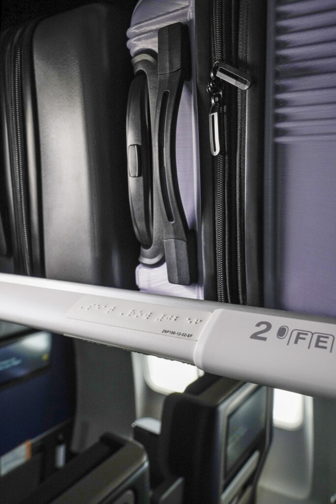  United (UA) Airlines became the first US airline to add Braille to aircraft interiors, helping millions of travelers with visual disabilities more easily navigate the cabin independently. 