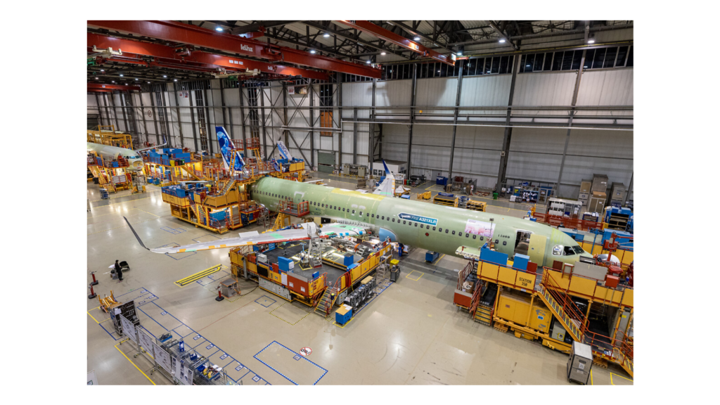 Airbus has achieved a milestone by successfully delivering the inaugural Airbus A321neo assembled at its recently inaugurated A320 Family Final Assembly Line (FAL) situated in Toulouse.