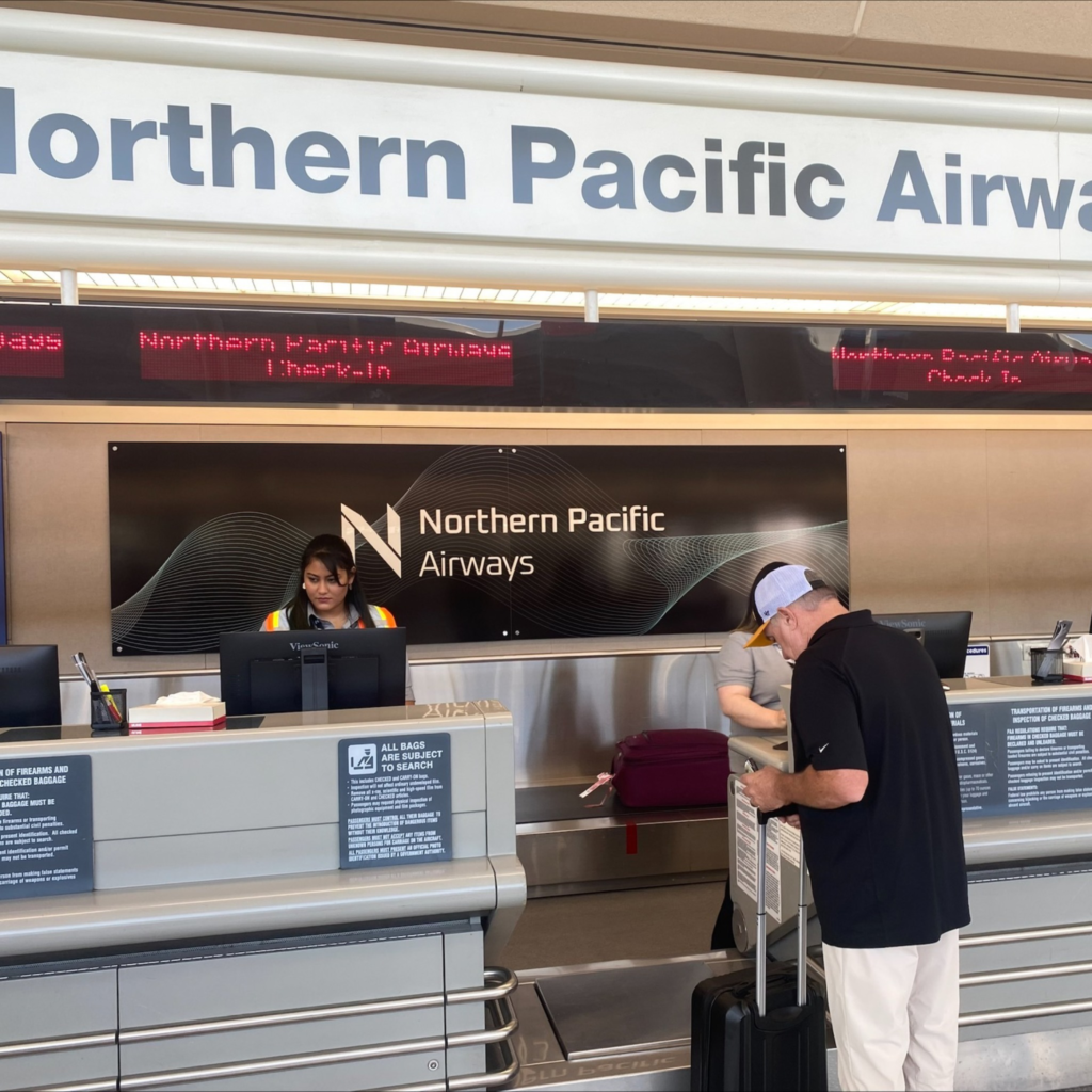 It appears that the airline startup previously known as Northern Pacific Airways (7H), which currently operates flights exclusively between Ontario and Las Vegas despite its ambitions to expand trans-Pacific services, has undergone a rebranding and is now called New Pacific Airlines.