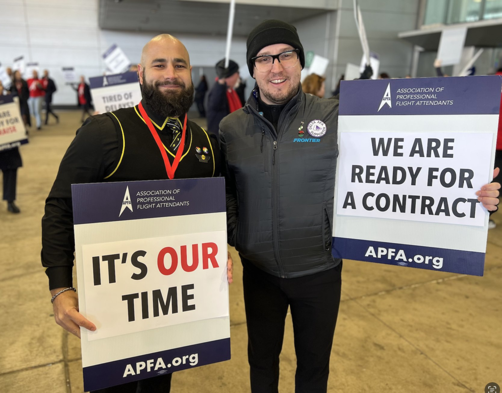 Focus on American Airlines attendants, APFA, as negotiations for a new contract have become contentious, raising concerns about a strike vote