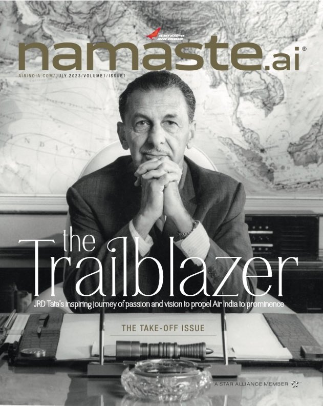 Tata Air India (AI) welcomes passengers with its latest addition, the inflight magazine namaste.ai, aimed at enhancing the customer experience. 