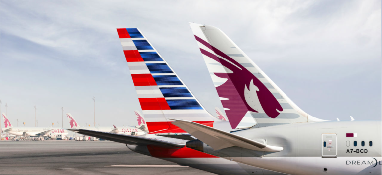 American Airlines and Qatar Airways Codeshare is Largest in World