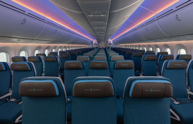 Travelers from both the Bay Area and Los Angeles who are considering a Hawaiian vacation will have the opportunity to be among the first to enjoy the refined and island-inspired design and comfort of Hawaiian Airlines (HA) new Boeing 787-9 Dreamliner aircraft, set to debut next spring. 