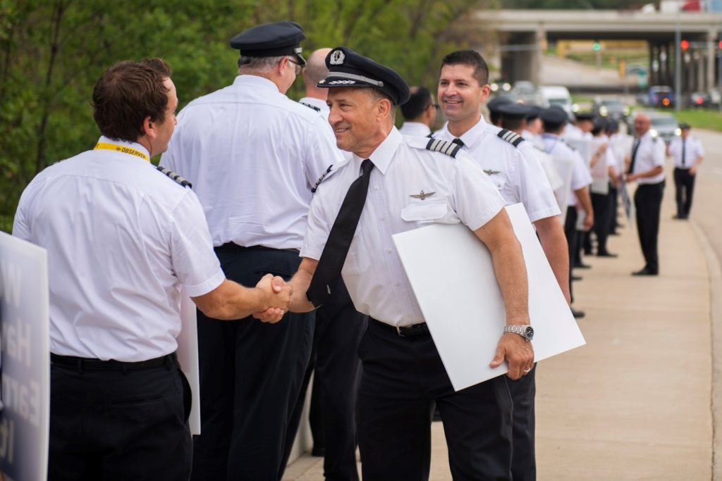  American Airlines (AA) pilots union is set to vote this month on a new contract that includes a substantial pay increase of approximately 21% for this year. 