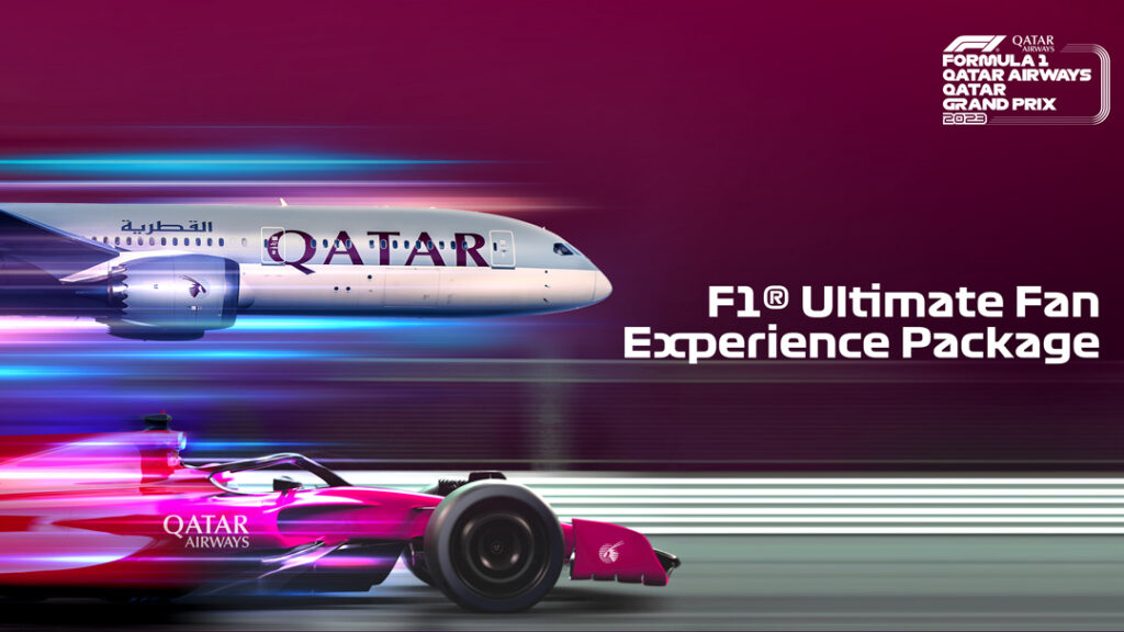 As the Official Global Airline Partner of F1® and the Title Sponsor of the Qatar Grand Prix, Qatar Airways (QR) is delighted to be the host of this prestigious event