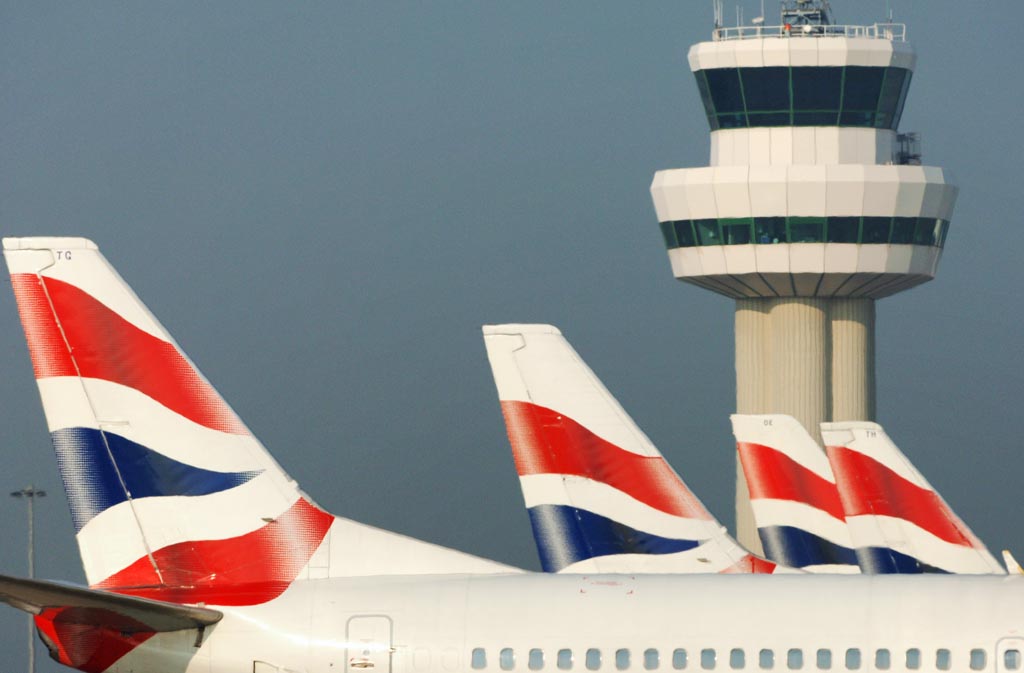 Heathrow Airport (LHR) in London is experiencing delays for airline passengers due to restrictions imposed by air traffic control on the number of planes allowed to land or take off.