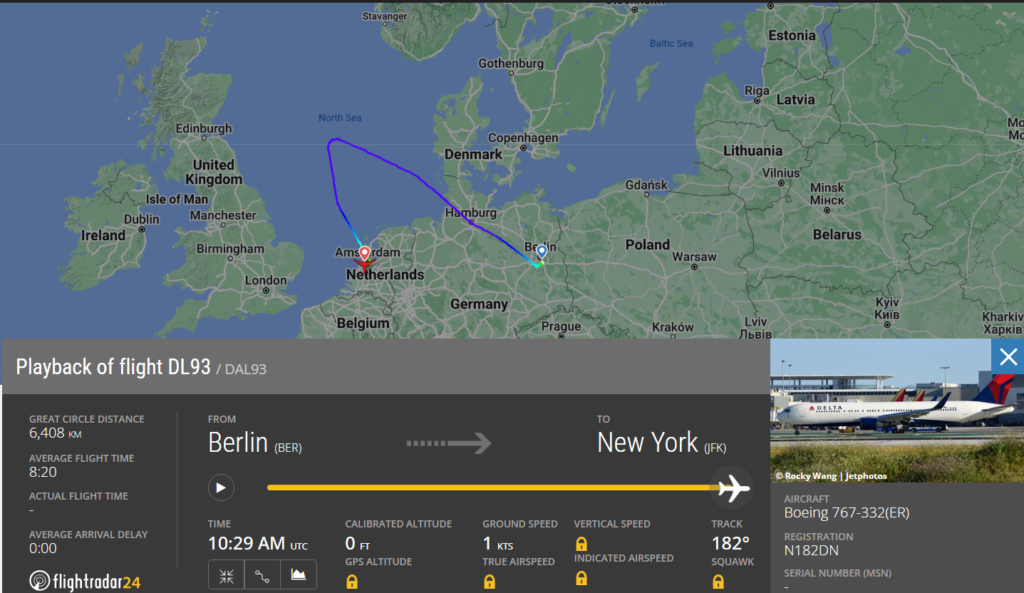 Delta Berlin to New York Flight Makes Emergency Landing at