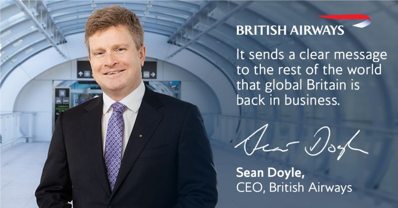Sean Doyle, Chairman and CEO, British Airways