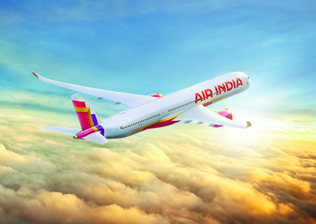 Tata-owned Air India (AI) first Airbus A350 has made a non-stop flight from Toulouse (TLS) to Singapore (SIN), where it will undergo the paint job in brand new livery.