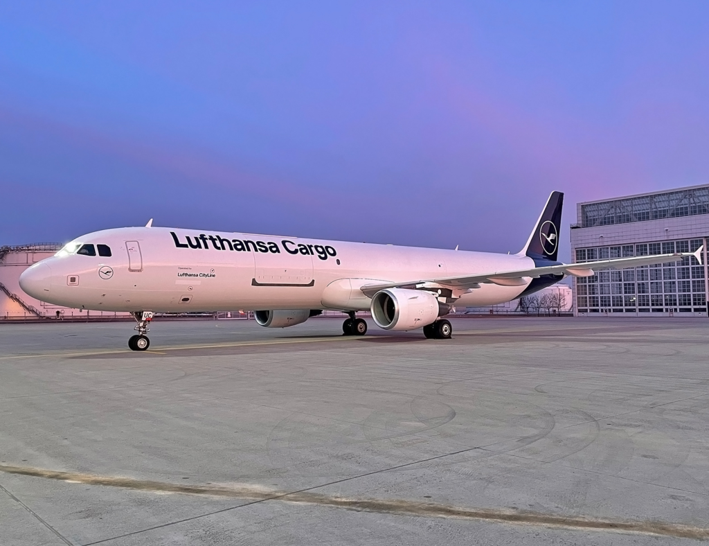 Lufthansa Cargo has been operating A321F freighters to serve short and medium-haul destinations and added its third aircraft to the fleet