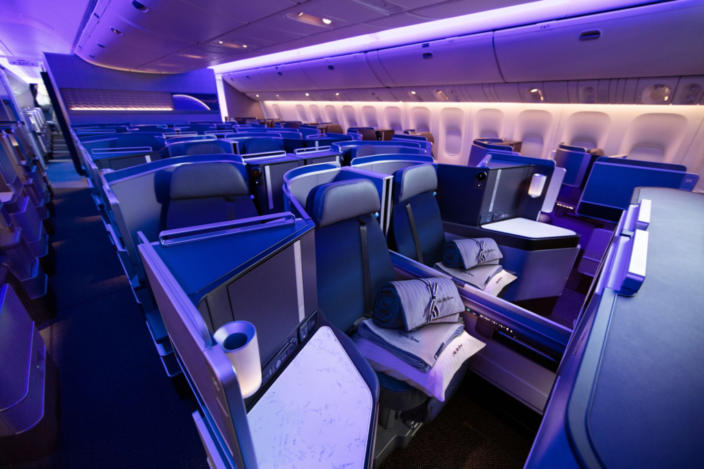 Specifics about the recently unveiled United Airlines (UA) New Polaris lie-flat business class seats designed for the narrowbody Airbus A321XLR and a select group of the airline's Boeing 737-10 aircraft have been disclosed.