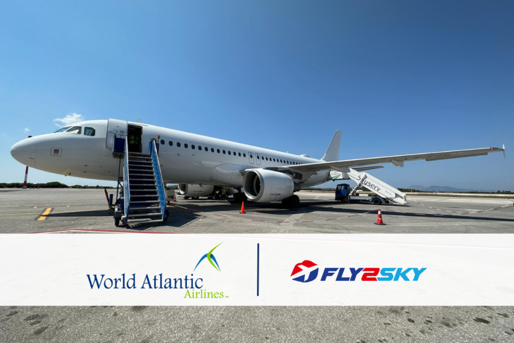 UNITED STATES- Fly2Sky Airlines (F6) is thrilled to announce its new partnership with World Atlantic Airlines, set to commence in mid-September 2023. 