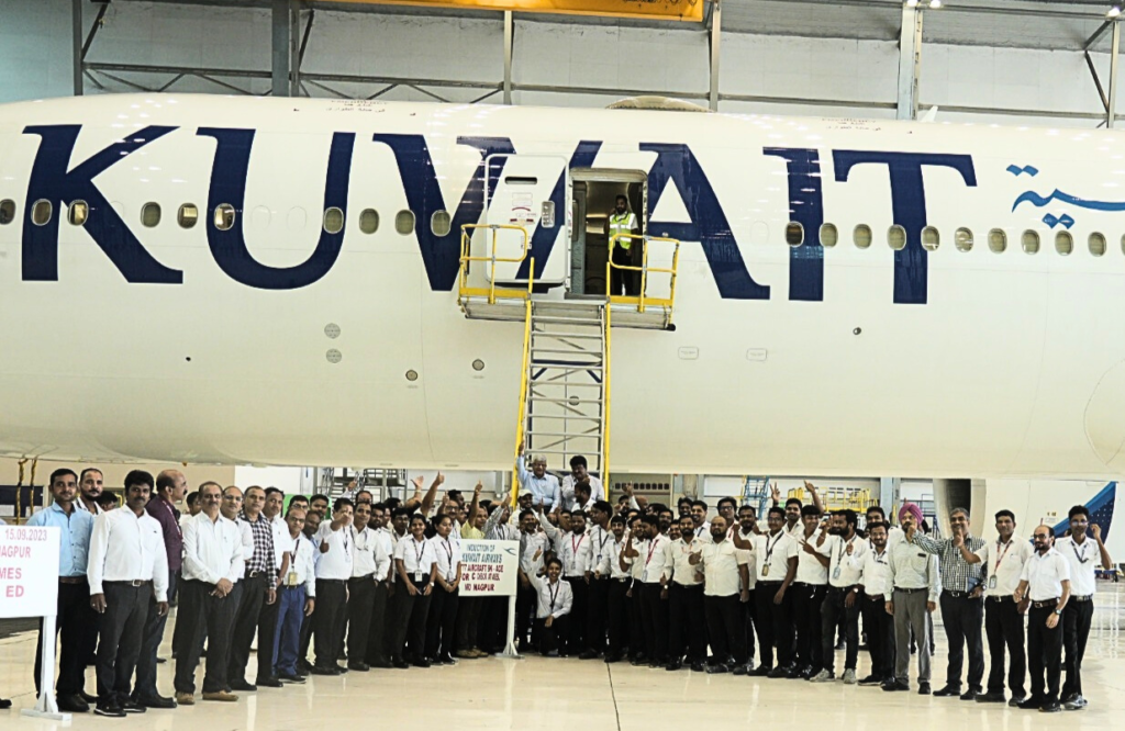 AIESL's Nagpur facility achieved a significant milestone by recently including its first foreign aircraft for heavy maintenance, signifying a noteworthy accomplishment for the company. 