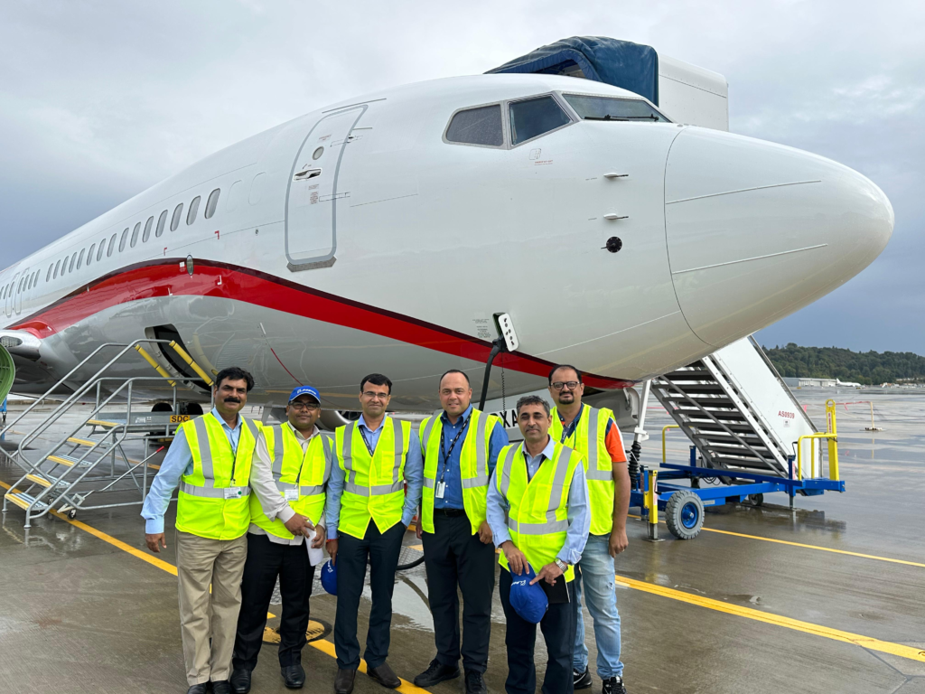 SEATTLE- Tata-owned Air India (AI) Group low-cost subsidiary Air India Express (IX) takes delivery of the first Boeing 737 MAX in Seattle.