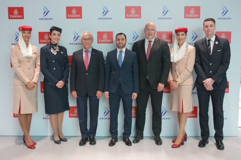 Emirates (EK) and AEGEAN (A3) have jointly announced an expansion of their codeshare agreement, with the addition of the Athens-New York (Newark) route.
