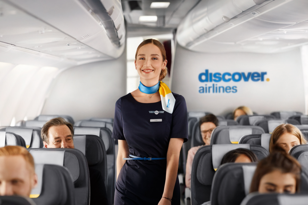 The Lufthansa (LH) Group's youthful leisure airline is unveiling its new brand identity, so Eurowings Discover has now become Discover Airlines (4Y).