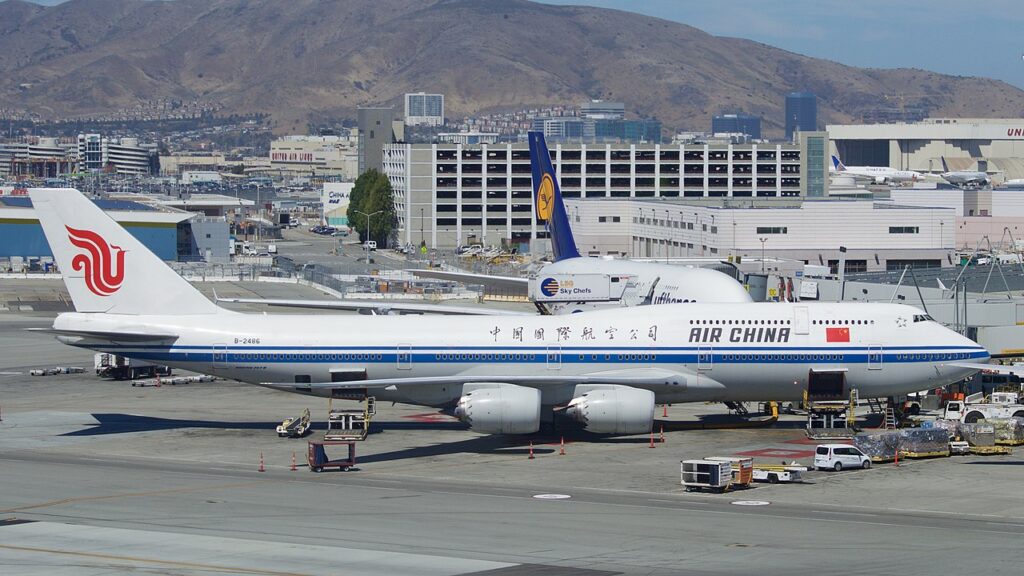  Here is the schedule for the operation of Boeing 747-8I (Intercontinental) aircraft by the three current operators: Air China (AC), Korean Air (KE), and Lufthansa (LH)