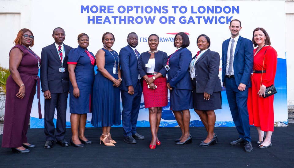  British Airways (BA) inaugural flight from London Gatwick (LGW) to Accra arrived at Kotoka International Airport (ACC) at 18:26 local time, marking the start of this new service.