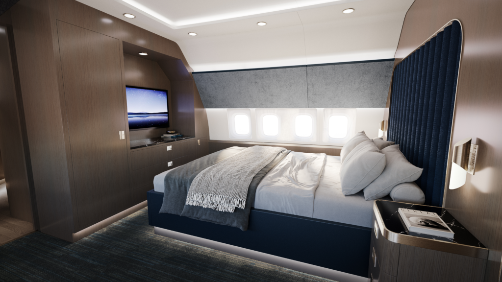 LAS VEGAS- Boeing Business Jets (BBJ) has introduced an innovative approach for tailoring cabin interiors in the BBJ 737-7, aiming to streamline the process, reduce expenses, and speed up the delivery of new VIP aircraft. 