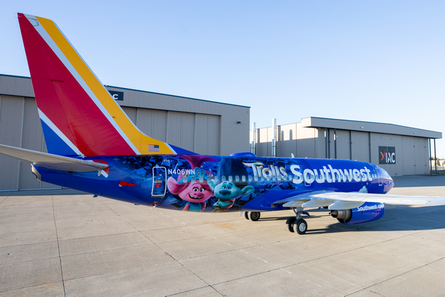 First Look: Southwest Reveals New “Trolls Band Together” Livery