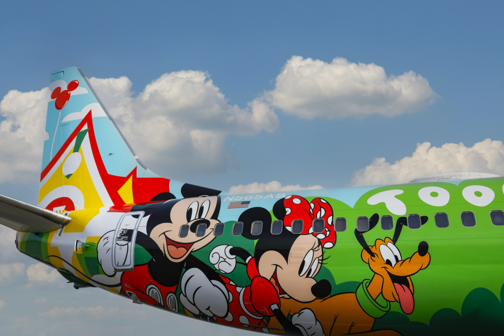 Alaska Airlines (AS) is introducing its latest uniquely themed aircraft into its fleet, and this one carries a touch of magic from the beloved character, Mickey Mouse.