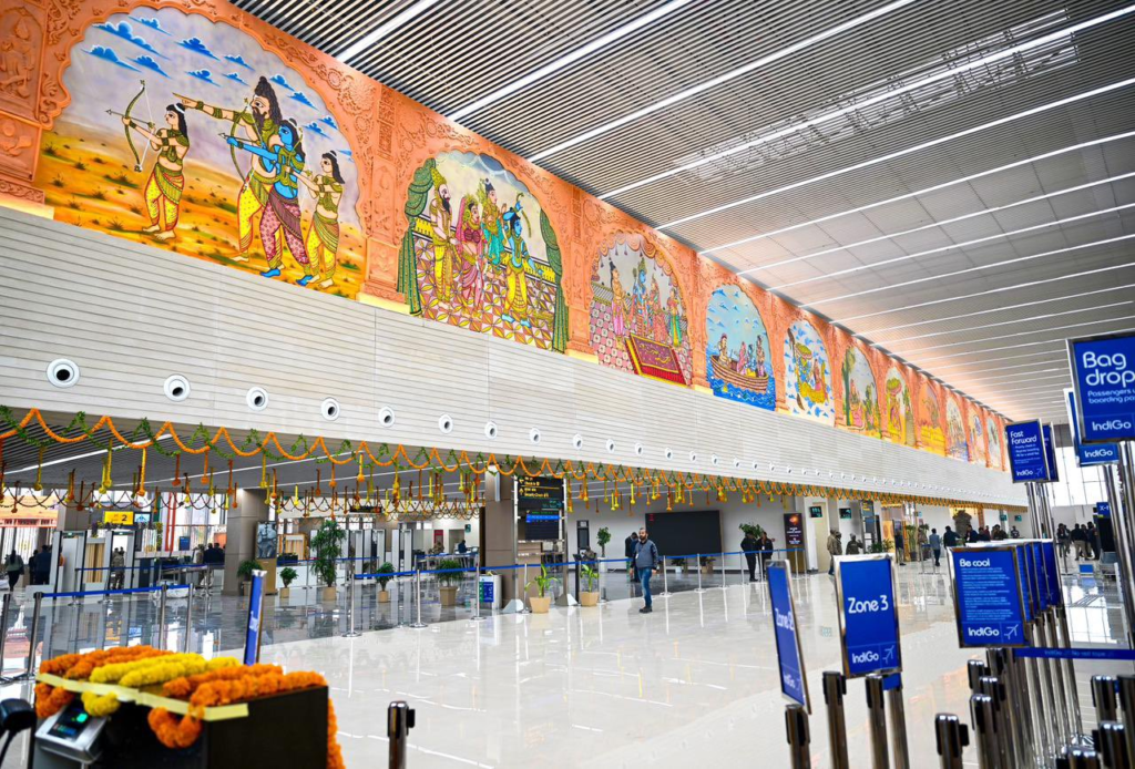 On Tuesday, the Ministry of Civil Aviation disclosed the initiation of flights on eight new routes to Ayodhya Airport (AYJ) starting from February 1, aiming to facilitate the travel of pilgrims.