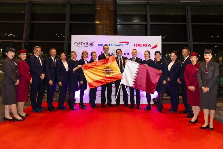 Iberia inaugurates its daily flights to Doha, Qatar, a milestone in international connectivity
