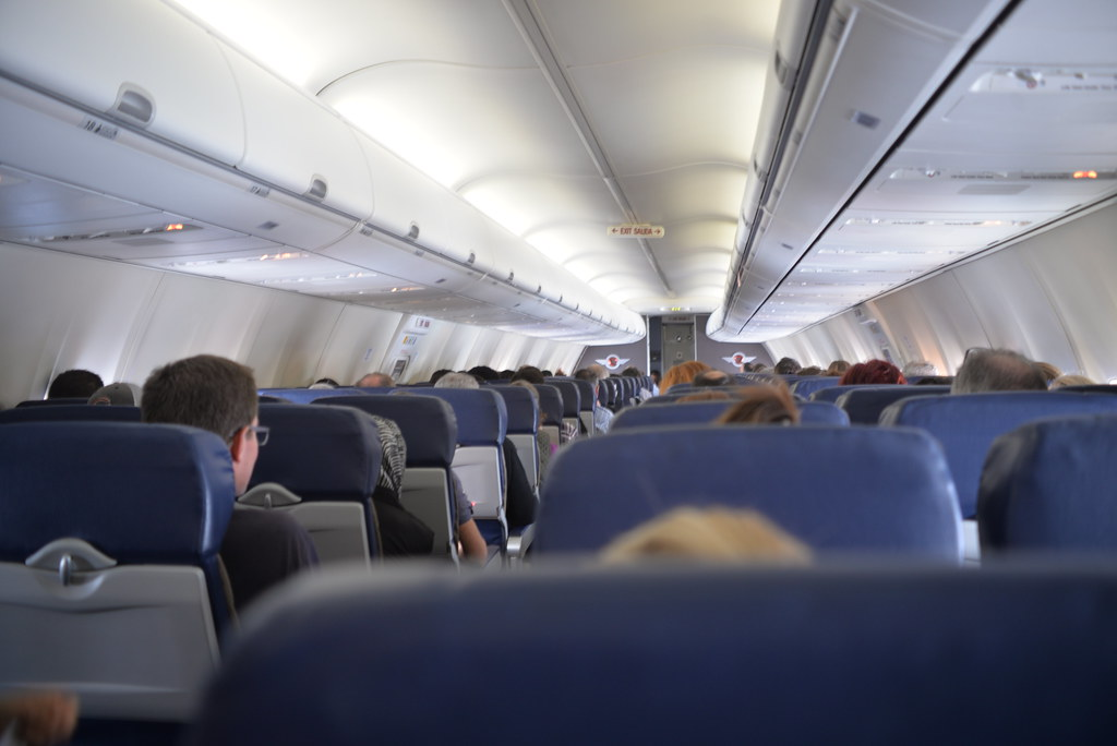 southwest airlines plane interior