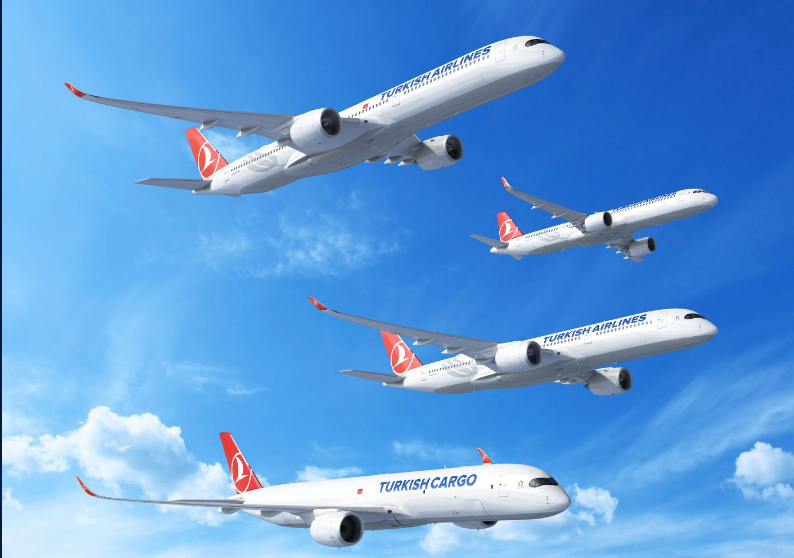 Turkish Airlines (TK), Türkiye's national carrier, is set to bolster its fleet through an order for 220 Airbus aircraft, consisting of 150 A321s, Airbus' top-selling model, and 70 A350 widebody aircraft