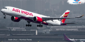 Air India First Airbus A350 Takeoff from Mumbai