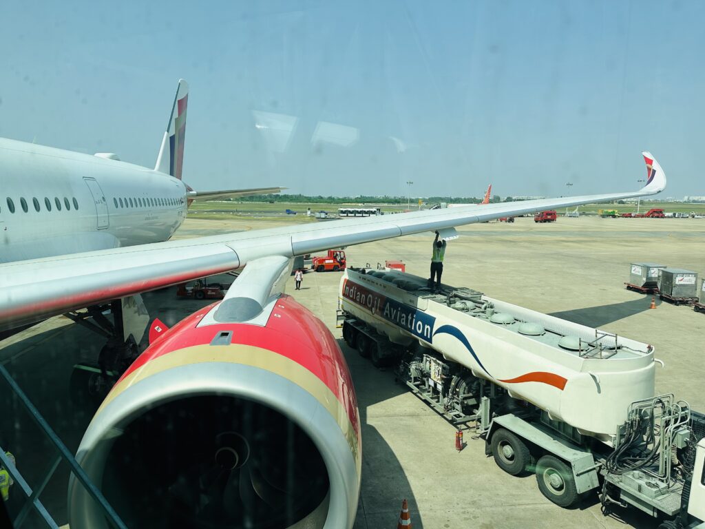 I was lucky to be part of it as Air India's first Airbus A350 made its first commercial flight from Mumbai (BOM) to Chennai (MAA).