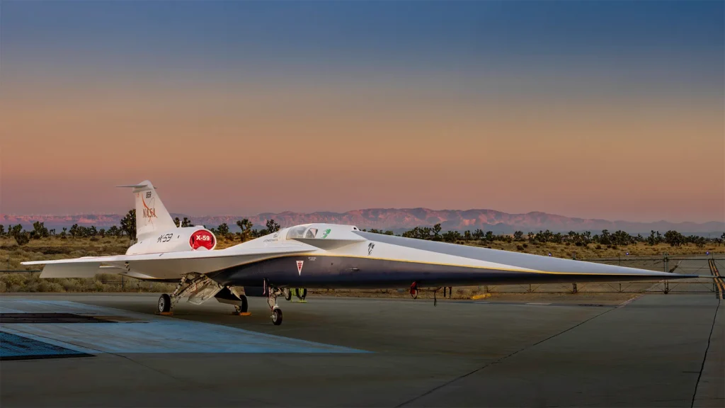 NASA New Quiet Supersonic Aircraft X-59