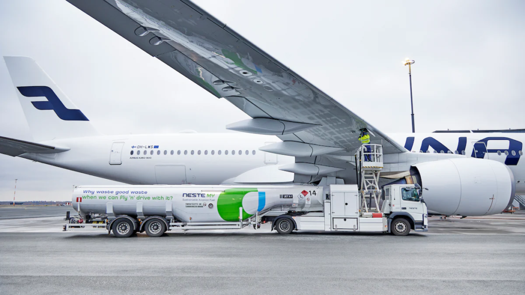 Finnair SAF fueling