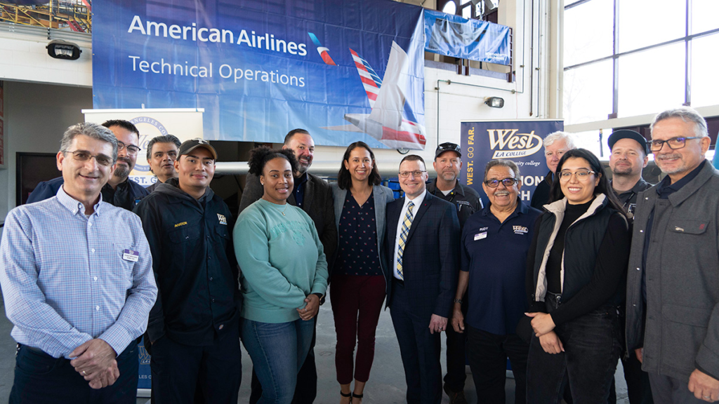The aviation maintenance technician program at West Los Angeles College has received a valuable addition to its resources—more than 450 new tools with American Airlines (AA).