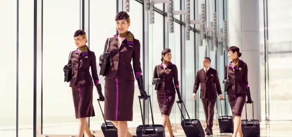 Etihad Airways (EY) has adopted a practice similar to US-based carriers by discontinuing the provision of 'boarding pay' to flight attendants as part of their wages.
