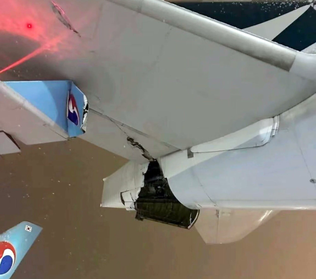  Two passenger planes belonging to Korean Air (KE) and Cathay Pacific (CX) collided at an airport in Chitose, Japan, occurring weeks after a tragedy that resulted in five fatalities
