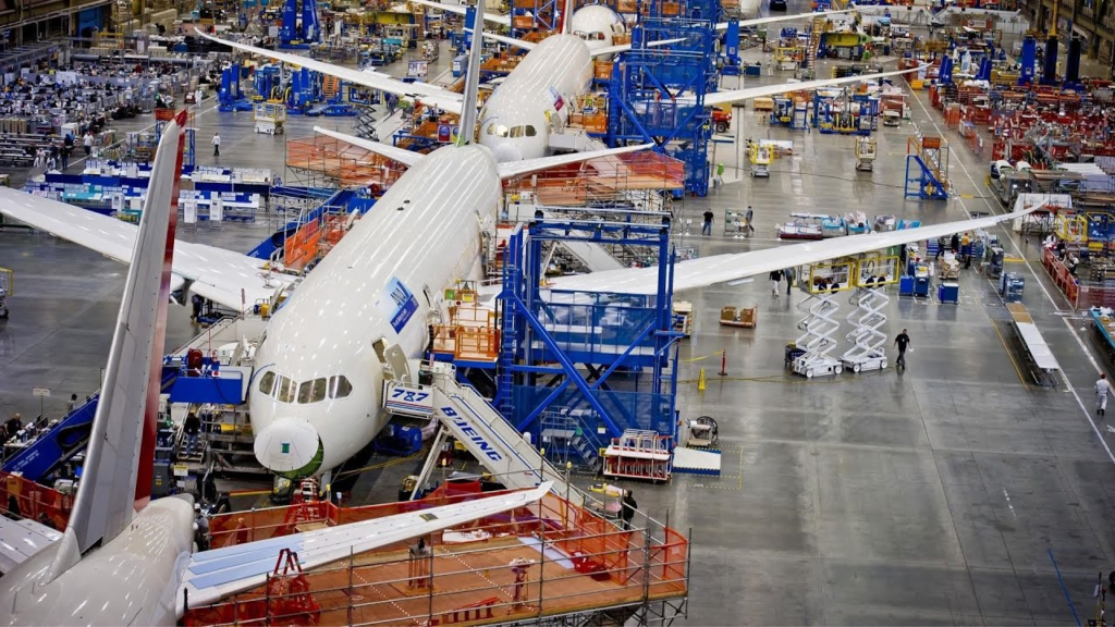 Boeing 787 Production Line